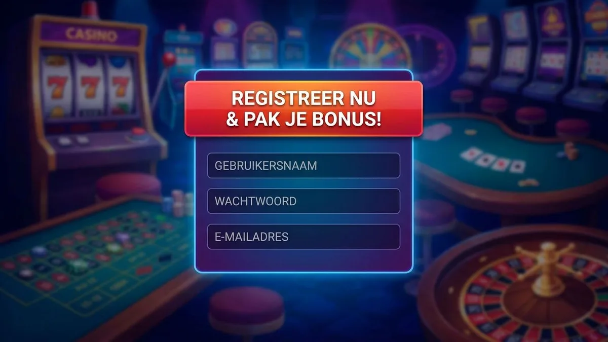 Registreren met bonus